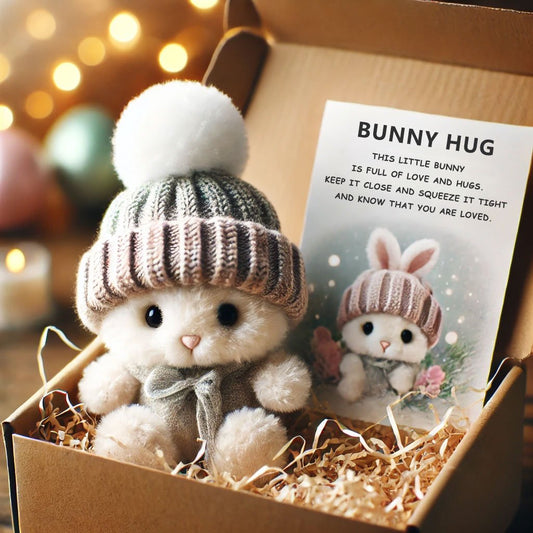 🎉Wekelijkse speciale uitverkoop🐇Handgemaakt Mini Bunny Hug schattig paascadeau🎁