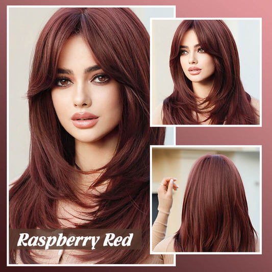 💕HOT SALE💕48%OFF✨Wig long hair Layered bangs wigs