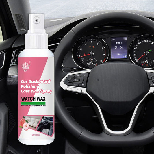 🔥🔥Koop 2 flessen,krijg er 1 gratis🔥Auto Dashboard Polijst- En Verzorgingswax Spray