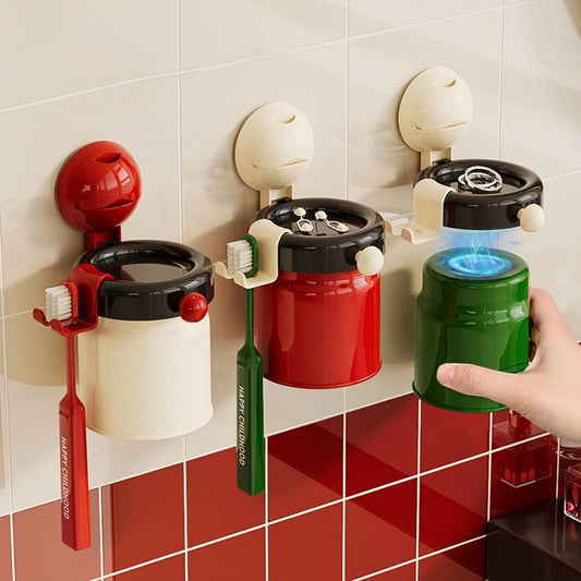 No-Drill Wandmontage Tandenborstelhouder met magnetische beker