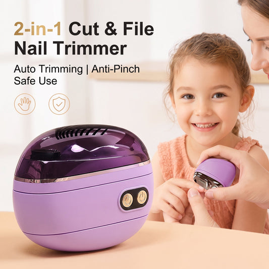 🔥מחיר לזמן מוגבל🔥TrimPro™ – גוזז ומלטש ציפורניים חשמלי חכם 2 ב-1 לכל הגילאים 👨‍👩‍👧‍👦 💅