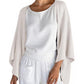 Dames 3/4 Mouw Losse Omslagdoek met Open Voorkant