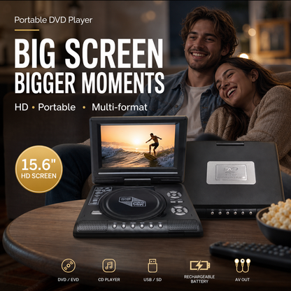 🔥📺 50% הנחה! נגן DVD נייד HD בגודל 7.8 אינץ' – נמכרו 50,000 יחידות! נטען, רב פורמטים, מושלם לנסיעות.