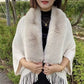 Bontkraag Oversized Winter Sjaal