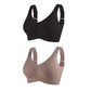 🎁Koop 1, krijg 3 pakketten💕Dames rib-kousen beha push-up draadloos & verstelbaar🌸