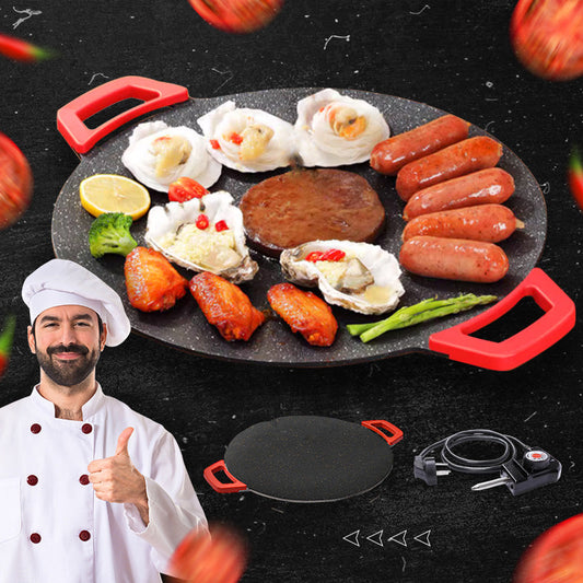 🍳Kwaliteit van Leven🍳Antiaanbak Elektrische Binnengrillpan
