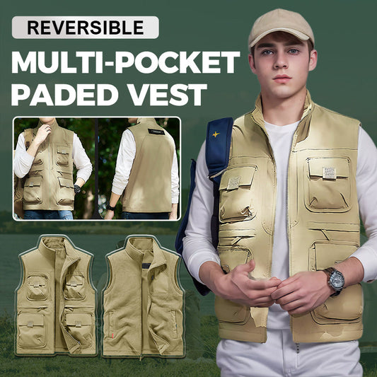 Omdraagbare Multi-Pocket gevoerde Vest
