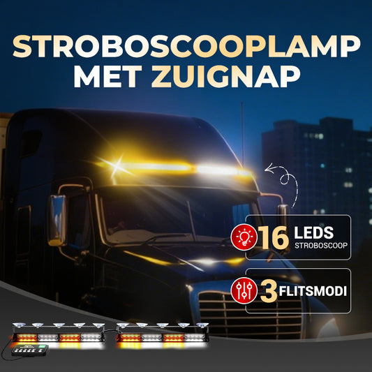 Waarschuwingslicht met Zuignap voor Voorruit