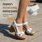 🌼 מבצע לזמן מוגבל 50% הנחה! ✨ סנדלי פלטפורמה לקיץ לנשים עם סקוטש מתכוונן וסוליה נגד החלקה