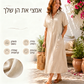 ☀️שמלת חולצה קז'ואלית לנשים מתערובת פשתן – סגנון קליל לימים שטופי שמש✨