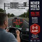 🚗📟 תצוגה עילית HUD לרכב עם GPS, מד מהירות דיגיטלי ברור, הקרנה על שמשה לנהיגה בטוחה יותר