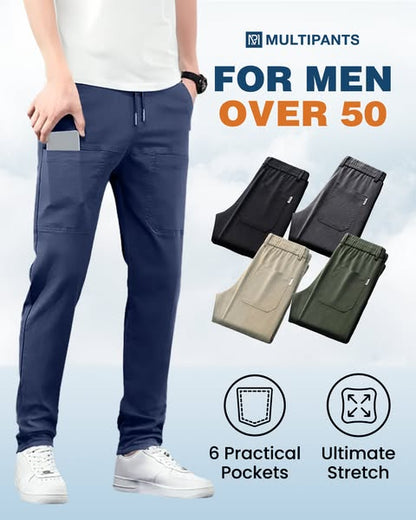🔥מבצע לשנה החדשה NIS 129!!⚡נמכרו מעל 50,000!🔥MultiPants – מכנסי קרגו עמידים וגמישים עם כיסים מרובים