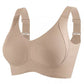🎁Koop 1, krijg 3 pakketten💕Dames rib-kousen beha push-up draadloos & verstelbaar🌸