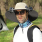 🔥Wide Brim Solar Fan Outdoor Fishing Hat – Opgeladen via Zonne-energie & USB