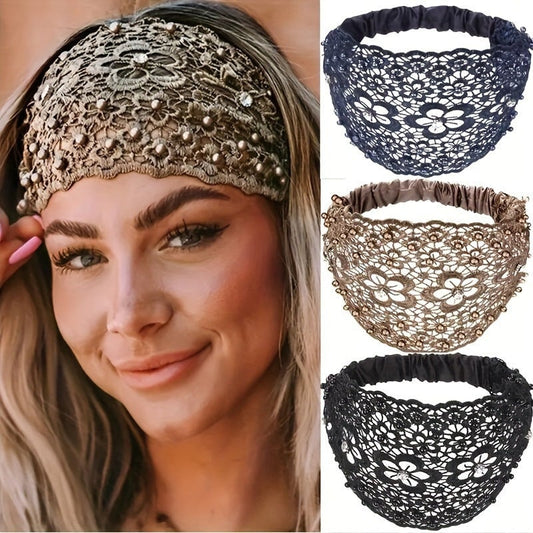 🌞 Zomeruitverkoop 49% KORTING 🔥 Pruimenbloesem-gepatroneerd kralen hoofdbandje