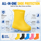 ☔ 👟50% הנחה – כיסויי נעליים מסיליקון עמידים למים – בכל המידות – ללא תפרים – לשימוש בדרכים – גברים, נשים, ילדים