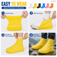 ☔ 👟50% הנחה – כיסויי נעליים מסיליקון עמידים למים – בכל המידות – ללא תפרים – לשימוש בדרכים – גברים, נשים, ילדים