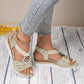 PROMOTIE 49% KORTING - LEREN PLATFORM WEDGE ORTHOPEDISCHE SANDALEN VOOR DAMES