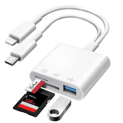 💥SD/TF/USB-kaartlezer voor direct bestandsoverdracht tussen apparaten
