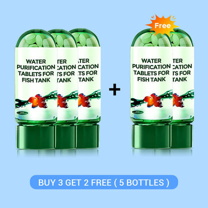 טבלית טיהור מים אקווריום עוצמתית🌿