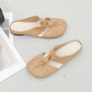👣 Zachte leren sandalen met hol ontwerp en platte muiltjes
