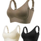 🎁Koop 1, krijg 3 pakketten💕Dames rib-kousen beha push-up draadloos & verstelbaar🌸