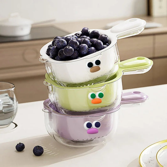 Keuken Twee Lagen Afvoer Mand met Handvat