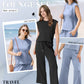 🌺Nieuwe artikelen 2025 - 50% KORTING🌺Nieuwe dames casual top met kapmouwen, wijde pijpen, cropped broek, tweedelige sets