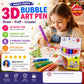 🎨 טושי 3D מתנפחים לילדים – 6 יחידות, דיו קסום שמתנפח בחום. מתנה מושלמת לחג וכיף יצירתי! ✨🎁