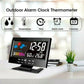🔥Digitale LED Temperatuur Vochtigheidsmonitor Weersvoorspelling LED Tafelwekker🔥