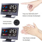 🔥Digitale LED Temperatuur Vochtigheidsmonitor Weersvoorspelling LED Tafelwekker🔥