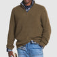 Men's Business Casual Sweater met rits