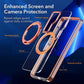 Super magnetische draaibare standaard telefoonhoes voor Samsung S24/S23
