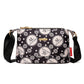Crossbodytas met meerdere zakken en print voor dames