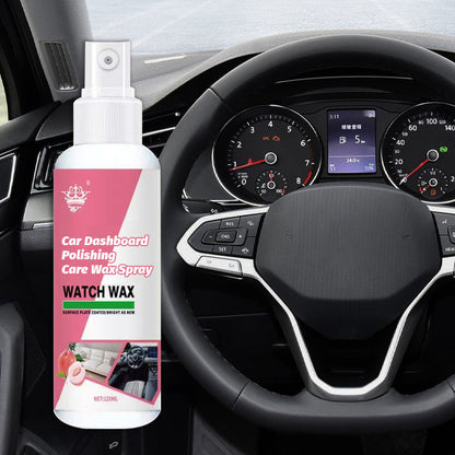 🔥🔥Koop 2 flessen，krijg er 1 gratis🔥Auto Dashboard Polijst- En Verzorgingswax Spray