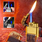 Winddichte aansteker met vintage horloge bezel en jet jetflame-torch