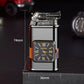 Winddichte aansteker met vintage horloge bezel en jet jetflame-torch