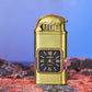 Winddichte aansteker met vintage horloge bezel en jet jetflame-torch