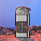 Winddichte aansteker met vintage horloge bezel en jet jetflame-torch