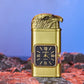 Winddichte aansteker met vintage horloge bezel en jet jetflame-torch