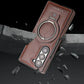 Premium PU-leer magnetische hoes met standaard voor Samsung Fold 3/4/5/6