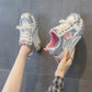 Women's Lace-Up Thick Sole Platform Sneakers