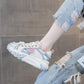 Women's Lace-Up Thick Sole Platform Sneakers