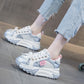 Women's Lace-Up Thick Sole Platform Sneakers