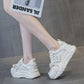Women's Lace-Up Thick Sole Platform Sneakers