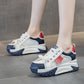 Women's Lace-Up Thick Sole Platform Sneakers
