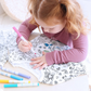Doe-het-zelf tekenfilm kleurige pyjama voor kinderen