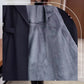 Dames Lange Warme Trenchcoat