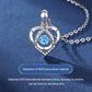 💗Kloppend Hart Fonkelende Dames Zilveren Ketting