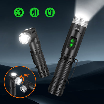 Multifunctionele LED-zaklamp met magnetische basis
